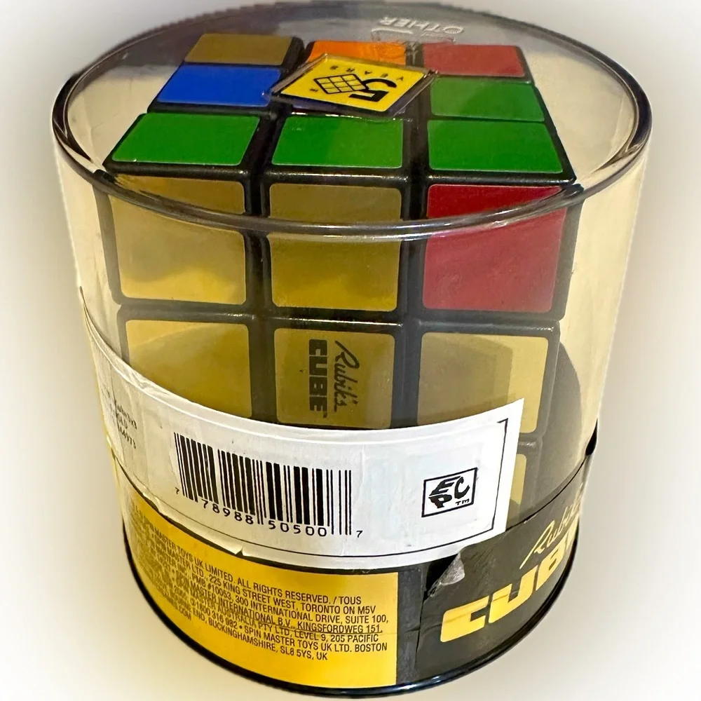 50TH ANNIVERSARY RUBIK’S CUBE RETRO PUZZLE GAME MIND TWISTER PROBLEM SOLVER MATH